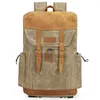 Backpack DSLR Camera Bag Waterproof Batik Canvas Po Stand-up Multi-functional Retro Shoulder Pography
