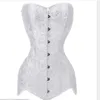 Plus Size Corset Double 26 Steel Boned Corset Overbust Long Torso Bustiers midja Trainer Corsets Shapewear Cincher CorSet1284e