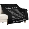 Blankets To Our Pastor - We Appreciate You Throw Blanket Camping Extra Large Comforter