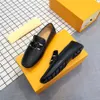 8 Model Yeni Orijinal Deri Erkekler Sıradan Ayakkabı Lüks Marka Mens Tasarımcı Loafers Moccasins Nefes Slip Black Drive ayakkabılarında Plus Boyut 38-46