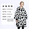 Dames nachtkleding herfst winter kinderen flanel dubbellaags dik stuk homedress sherpa losse casual capuchon trui nachtkleding