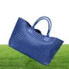 2021 Merkwalte geweven handtassen voor vrouwen Bal Fashion Tij Weave Hand Schouder dame geweldige capaciteit Turnus Shopping Man Bag395E8952686