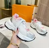 Run 55 Sneakers Tasarımcı Erkek Kadınlar Günlük Ayakkabı Koşun Sabahları Moda Platformu Kauçuk Ayakkabı Deri Düşük Top Sneakers