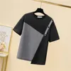 Men's T Shirts 2023 Summer European Large Edition Short Sleeve T-shirt Thin Women's Loose And Slim Half Sleeved Bottom Top Trend