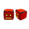 Yortoob Geometry Dash Plush Square Throw Pillow Colorful Toys Home Decorations