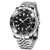 Designer Mens GMT II Relógios Mecânicos Automáticos 40mm Batman Relógio Movimento Aço Inoxidável Cerâmica Safira Luminosa Homens Relógios de Pulso Montre de Azul Moldura Vermelha