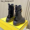 23ss Designer botas de motocicleta botas moda Chelsea botas mulher botas de comprimento médio preto cunha de couro renda cabeça redonda letra de salto grosso cavaleiro mulheres botas