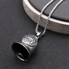 Anhänger Halsketten Ägypten Auge von Ra Horus Symbol Kette für Frauen Männer Edelstahl Silber Farbe Glocke Halskette Schmuck Collares