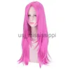 Cosplay Pruiken Anime 70 CM JoJo's Bizarre Adventure Diavolo Anime Lange Hittebestendige Cosplay Kostuums Pruik Vrouwen Mannen Pruiken x0901