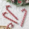 Noel Süslemeleri Çok Boyut Kırmızı ve Beyaz Noel Şeker Boşlukları Noel Ağacı Kolye Aile Noel Dekorasyon Yıl Hediyeleri 230831