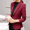 Ny Spring Autumn Casual All-Matching Long Sleeve Fashion Casual Jacket Female Blazer Woman One Button Suit Women Blazers HKD230901