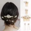 5 PCSt Simulated Pearl Hair Pins Clips and Comb For Women Flowers Hair Combs Wedding Bridal Party Hair Jewelry For Gift Women Headpieces