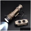 Rein 2.0 Micro Kit Torcia elettrica in metallo da 1300 lumen con interruttore a doppia funzione Adatta per guida Picatinny da 20 mm Wadsn Drop Delivery