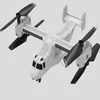 전기 Syma Sima 항공기 모델 V22 4 축 드론 야간 비행 UAV 항공 사진 장난감 소년