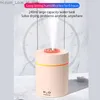 Humidifiers ELOOLE 240ML Mute Fogger Dazzle Cup Mist Maker Air Humidifier with Colorful Night Light Essential Oil Diffuser For Home Q230901