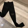 Pantalon de Yoga Slim pour femmes, imprimé de lettres, marque de mode, Leggings de sport, taille haute, survêtement