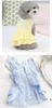 Hundebekleidung Pearl Fresh Strap Kleine blaue gelbe Farben Coole Modekleider für Hunde Frühling und Sommer Haustierbekleidungsprodukt