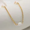 Colares de pingente Colar de pérola natural gargantilha de ouro real 14k preenchido artesanal pingentes collier femme kolye colares boho jóias para mulheres 230831