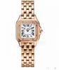 Relógios femininos de alta qualidade marca luxo clássico cor dial diamante panthere moda feminina relógio senhoras quartzo relógio pulso feminino 230714