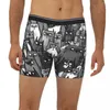 Cuecas Suspicious Kitty Breathbale Calcinhas Masculinas Cuecas Boxer Estendidas