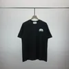 2023SS Hip Hop Fit Fit Curved Białe bawełniane drukowanie niestandardowe mężczyźni kobiety T Shirt Casual Illty Trend Bluza krótkie rękawie 1F206