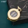 ZORRO – briquet à kérosène en cuivre pur, couche transparente, fenêtre à huile Visible, étanche, rétro, allumage de meule, 9MEY