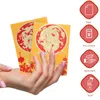 Cadeau cadeau 30 pcs enveloppe rouge année chinoise chanceux enveloppes dragon enveloppes papier paquets de poche traditionnels style argent