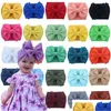 Party Favor Bubble Cloth Childrens Bow Headband European And American Baby Knitted Hair Band Handmade Accessories T9I001985 Drop Del Dhueo