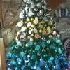 Autres fournitures de fête d'événement 34pcs Joyeux Noël Boules en plastique Suspendus Ornements pour arbre de Noël Décoration de Noël Navidad pour la maison Cadeau Décor Boules 230831