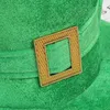 Brede rand hoeden emmer Saint Patricks Day viering kostuum modieuze grote groene hoge hoed St accessoires voor mannen vrouwen 230831