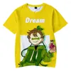 Мужские рубашки Dream Dream Smp Merch одежда детская одежда Dreamwastaken 3d рубашка мальчики девочки для девочек летние топы детская одежда с короткими рукава