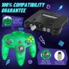 Spelkontroller Joysticks Classic N64 Controller Game Pad Joystick för N64 System Home Video Game Console-Plug Play (Non PC USB Version) Jungle Green HKD230831