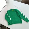 Baby Sweater Kinderkleding Kid Sweaters Girls jongens jongens lange mouwen tops fasion design lente herfst winterkleding groen blauw