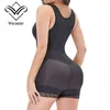 プラスサイズのフルボディシェーパー女性おなかのバットリフタースリミングハイウエストトレーナーfajas Colombianas Shapewear