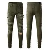 Hommes Designer Jeans Distressed Ripped Biker Slim Fit Moto Bikers Denim Pour Hommes Mode Mans Pantalon Noir pour hommes271A