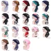 Entier 10pcs / lot femmes dames tête enveloppement bandana turban casquette longue queue bandeau chapeau filles chimio perte de cheveux chapeaux chapeau taille unique 289R