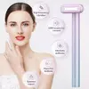 Face Massager 4 In 1 Magic Wand Eye Care Beauty Instrument Led Skincare 진동 마사지 미세 화폐 적색광 치료 따뜻함 펜 230831