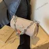 2024 mode Koreanische Zylinder Tasche Designer Vivi Kette Unterarm Tasche Umhängetaschen Für Frauen Luxus Hochwertigem Leder Silber Abend Tasche weibliche Schulter Geldbörsen