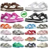 Männer Frauen Freizeitschuhe Niedrige Laufschuhe Schwarz Weiß Panda Dreifach Rosa Braun Orange Blau Grün Lila Grau Rot Gelb Skateboard Lows Herren Trainer