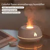 Humidifiers New Aroma Diffuser Air Diffuser Ultrasonic Cool Mist Maker Fogger Led Essential Oil Flame Lamp Difusor Air Humidifier Q230901