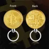 Nuovo Creativo Bitcoin Butano Senza Gas Accendino Stock Moneta Commemorativa Novità Virtuale Ciondolo Unico Accessori per Fumatori Gadget RIXW