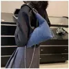 Вечерние сумки Jiaerdi Vintage Denim Bobos Bag Женщины ретро -цепь
