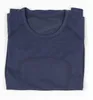 LU LU Swiftly -2.0 Tech T-shirt de yoga à manches courtes sans couture pour femme Coupe ajustée Légère à séchage rapide Chemise de sport évacuant le tricot Fiess Respirant