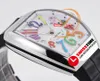 ABF V32 Vanguard Color Dream Swiss Quartz Chronograph Ladies Watch damskie mop wielkie markery czarne skórzane gumowe super edycja zegarki SWISSTIME B2