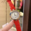 Lady Watch Diamond DIAL CAURD STRAP WRISTES TOP BRAND Robe Femme Femmes Watchs Valentin Gift Valentin Cadeaux de Noël pour les dames Montre de Luxe