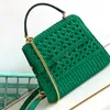 Woven Shoulder Bag Chain Totes Satchel Hardware Badge Flip Cover Hidden Magnetic Buckle Zipper Inner Pocket Pure Leather Handle High Quality Women Bags