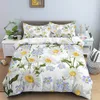 Bedding sets Flower Printing Duvet Cover For Comforter Bedding Sets With Case Set Size Quilt Covers