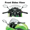 Motorcykelspeglar Motorcykel bakåt bakre utsiktssidspeglar för Kawasaki Ninja 650R ER6F 20092016 Ninja 400R 20102014 Z1000SX 20112014 X0901