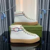 1977 Tênis Designer Sapatos High-Top Platform Sneaker Canvas Sapatilhas Bordadas Trainers Trainer High-Top Shoe Tecido Impressão Loafer Vintage Loafers 35-45 02
