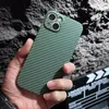 Luxury Ultra Thin Carbon Fiber Matte Case For iPhone 15 14 13 12 Mini 11 Pro Max XS XR X 13Promax 6 7 8 Plus SE 0.2MM PP Back Cover